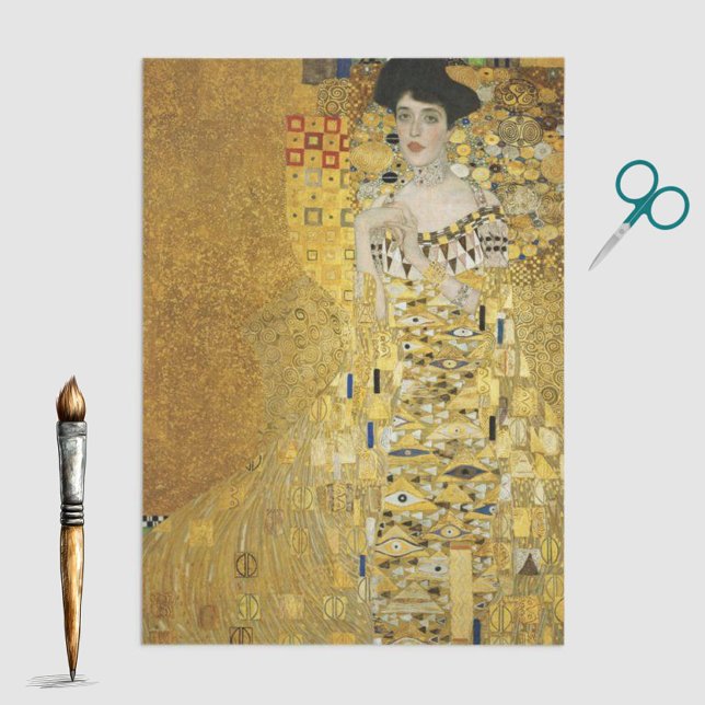 Papier Mousseline Portrait d'Adele Bloch-Bauer par Gustav Klimt (Créateur téléchargé)
