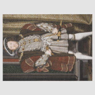 Papier Mousseline Portrait de Henri VIII (Hans Holbein le jeune)