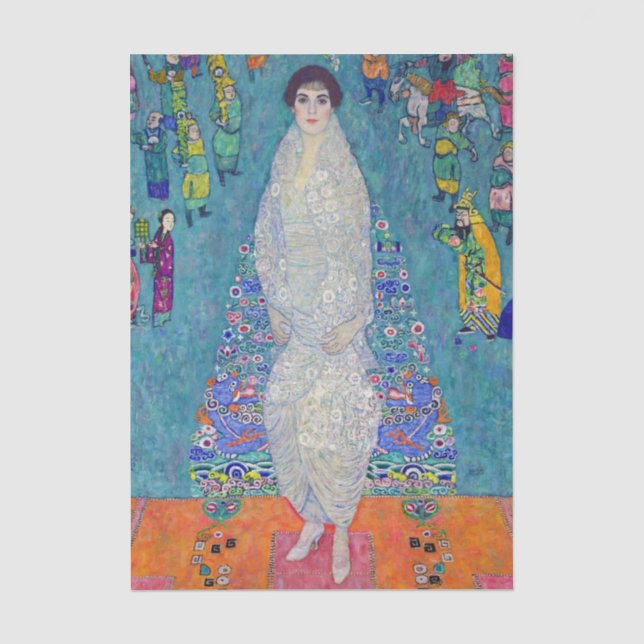Papier Mousseline Portrait d'Elisabeth Lederer, Gustav Klimt (Recto)