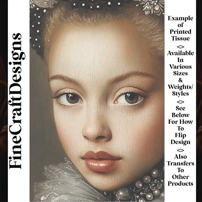 Papier Mousseline Portrait d'Imaginaire historique femme BG3 Découpa (Créateur téléchargé)