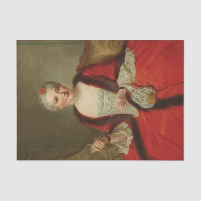 Papier Mousseline Portrait d'une dame élégante par Pierre Allais (Recto)