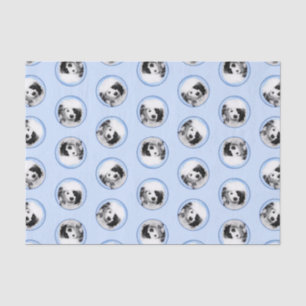 Papier Mousseline Portugais peinture de chien d'eau PWD Art original