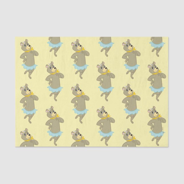 Papier Mousseline Pose Joueuse de Cindy Bear (Recto)