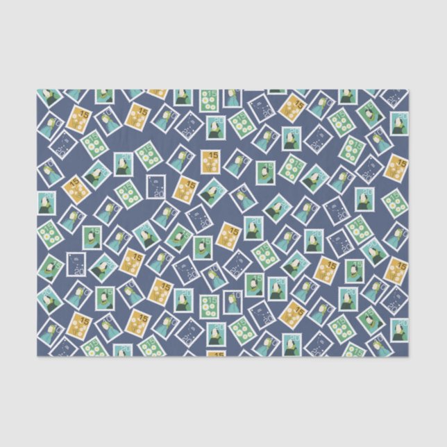 Papier Mousseline Postal Worker Tissue Paper (Recto)