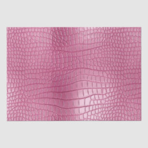Papier Mousseline Poster de animal Alligator rose