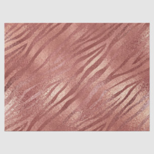 Papier Mousseline Poster de animal de Parties scintillant Rose Gold