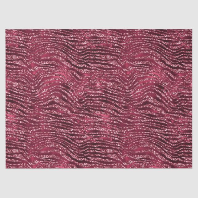 Papier Mousseline Poster de animal de Parties scintillant rouge bril (Recto)