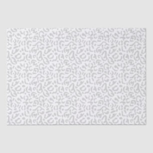 Papier Mousseline Poster de animal léopard gris clair moderne