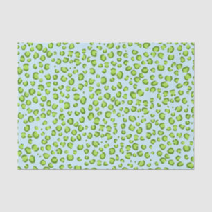 Papier Mousseline Poster de animal Leopard Motif cadeau vert