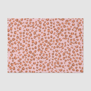 Papier Mousseline Poster de animal Leopard Motif Red Gift