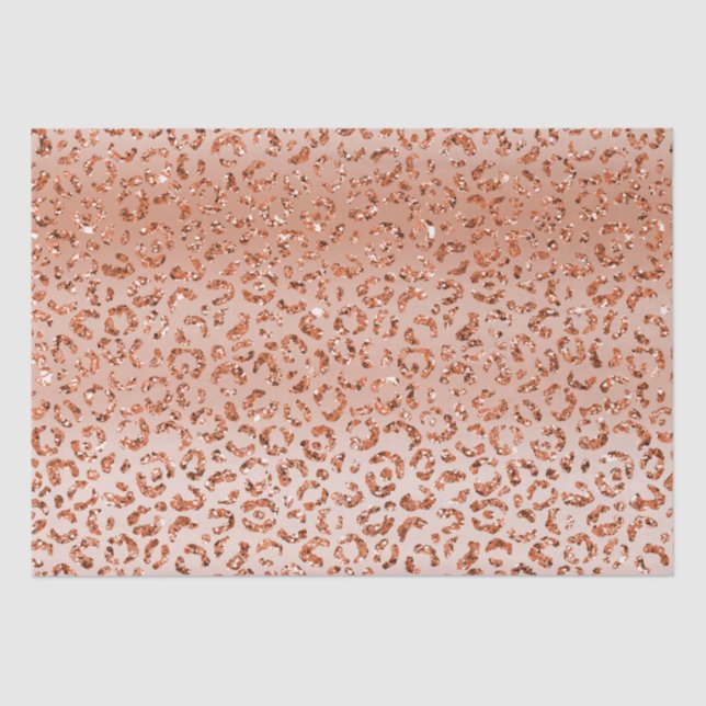 Papier Mousseline Poster de animal Leopard Parties scintillant de pê (Recto)