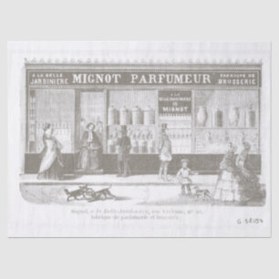 Papier Mousseline Poster de publicité vintage parfum français