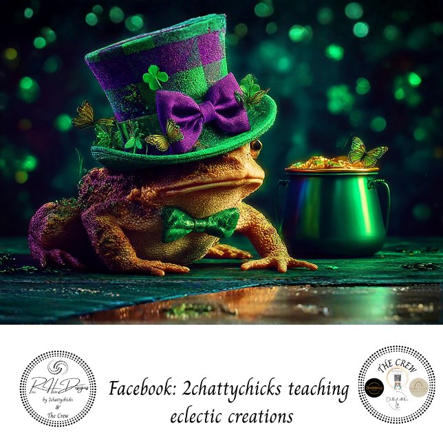 Papier Mousseline Pot de grenouille irlandaise chanceuse de la Saint (Créateur téléchargé)