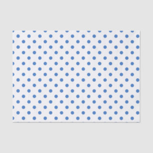 Papier Mousseline Pote bleu et blanc