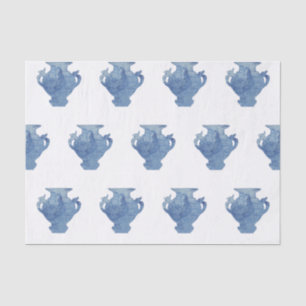 Papier Mousseline Pots à gingembre en chinoiserie Blue Willow
