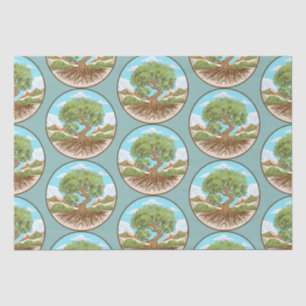 Papier Mousseline Pouf rond