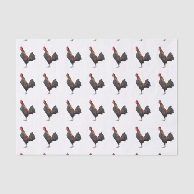 Papier Mousseline Poulet blanc (Recto)