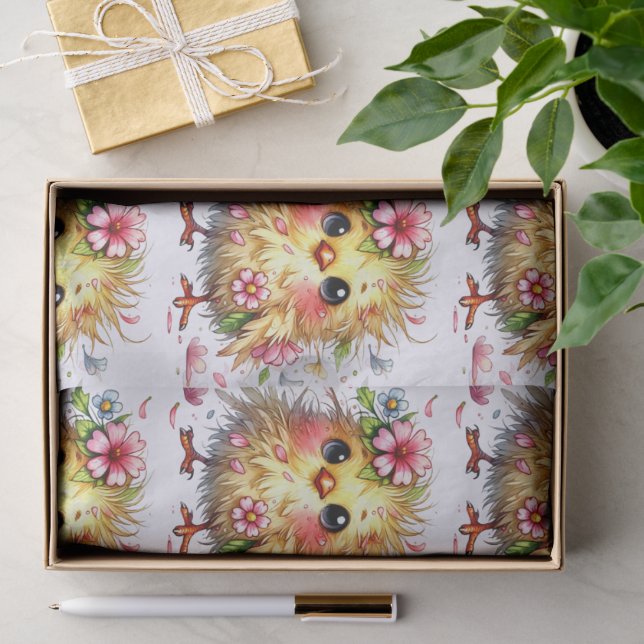 Papier Mousseline Poulet Mignon (Cadeau)