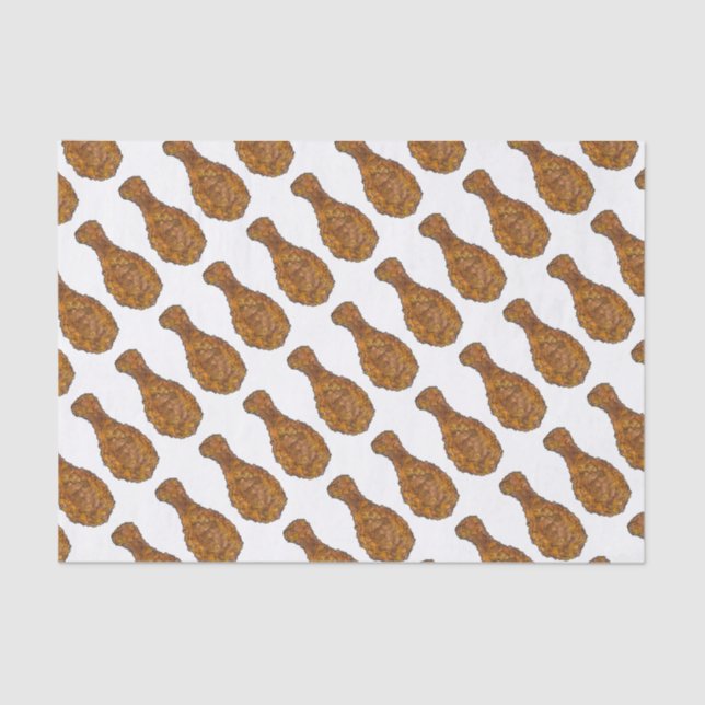 Papier Mousseline Poulets frits à la jambe de poulet à tambour Soulf (Recto)