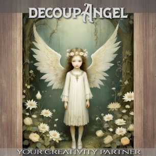 Papier Mousseline Poupée Cherub - Découpage -