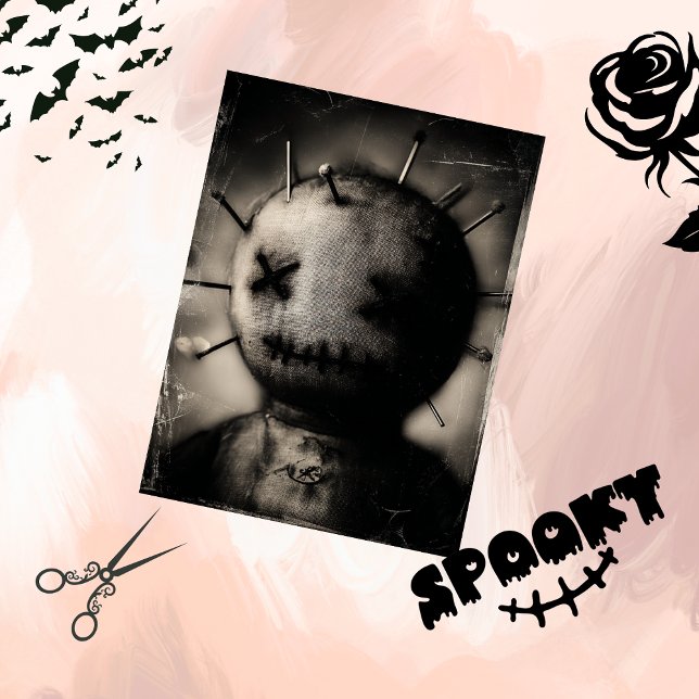 Papier Mousseline Poupée vaudou gothique Déplaisante découpage (Créateur téléchargé)