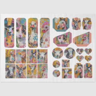 Papier Mousseline Pour Artistes Agritourisme Animal Junk Journal Eph