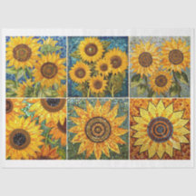 Pour Artistes et Artistes Mosaic Tournesol Texture