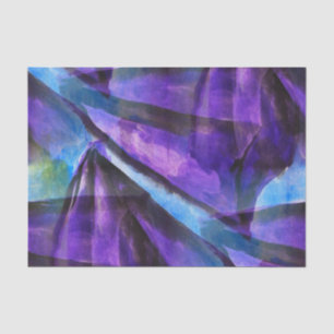 Papier Mousseline pourpre sans couture de cubisme, art abstrait bleu