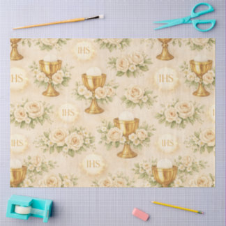 Papier Mousseline Première Sainte Communion modèle #10