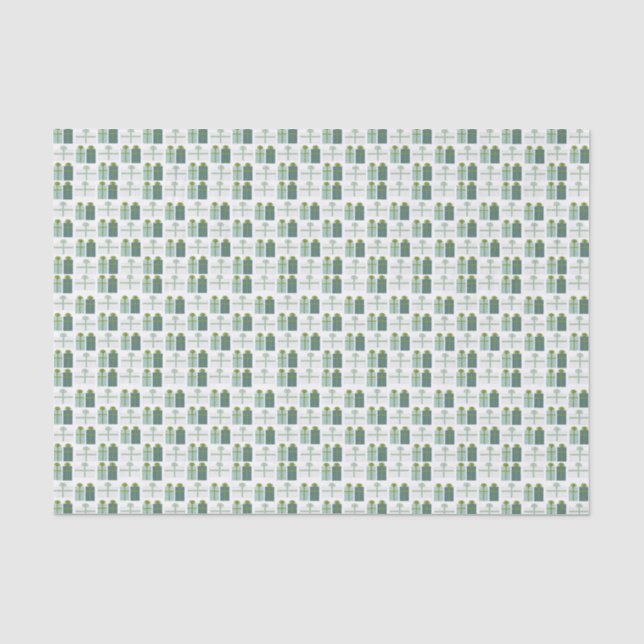 Papier Mousseline Présente le Motif (Recto)
