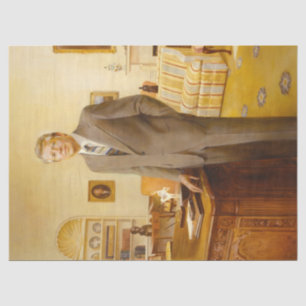 Papier Mousseline Président américain James Earl Carter Bureau Ovale