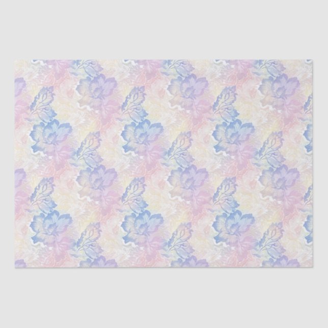 Papier Mousseline Pretty Pastel Lace (Recto)