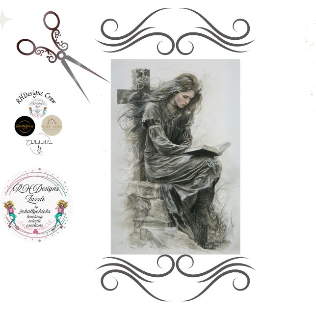 Papier Mousseline Prière en temps de peine Découpage (Créateur téléchargé)