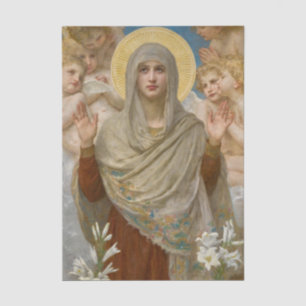 Papier Mousseline Priez Pour Nous par William Bouguereau