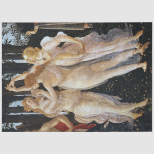 Papier Mousseline Primavera (détail), Sandro Botticelli, 1482