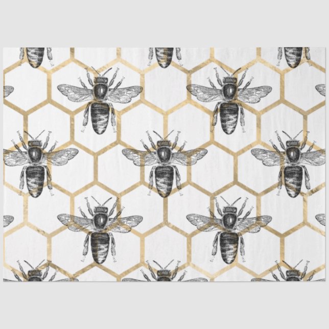 Papier Mousseline Princesse Bee Série Design 40 (Recto)