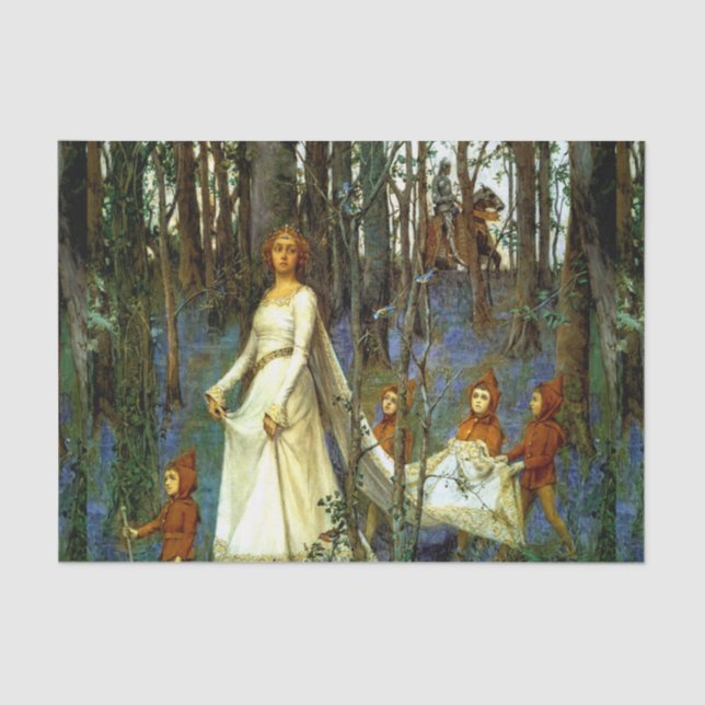 PAPIER MOUSSELINE PRINCESSE DWARVES KNIGHT FAIRYTALE FANTASY DE (Recto)