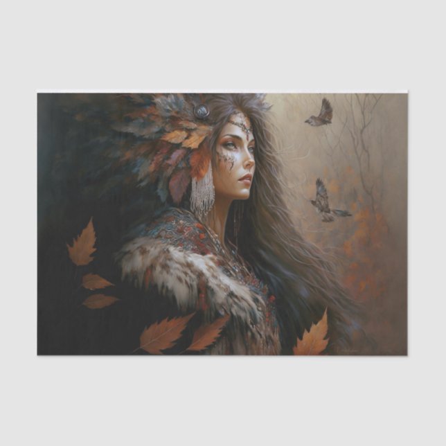 Papier Mousseline Princesse indienne (Recto)