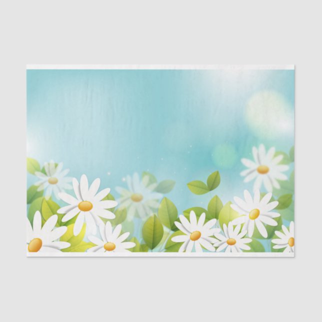 Papier Mousseline Printemps Floral Design Series 10 (Recto)