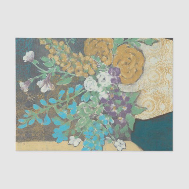 Papier Mousseline Printemps riche II (Recto)