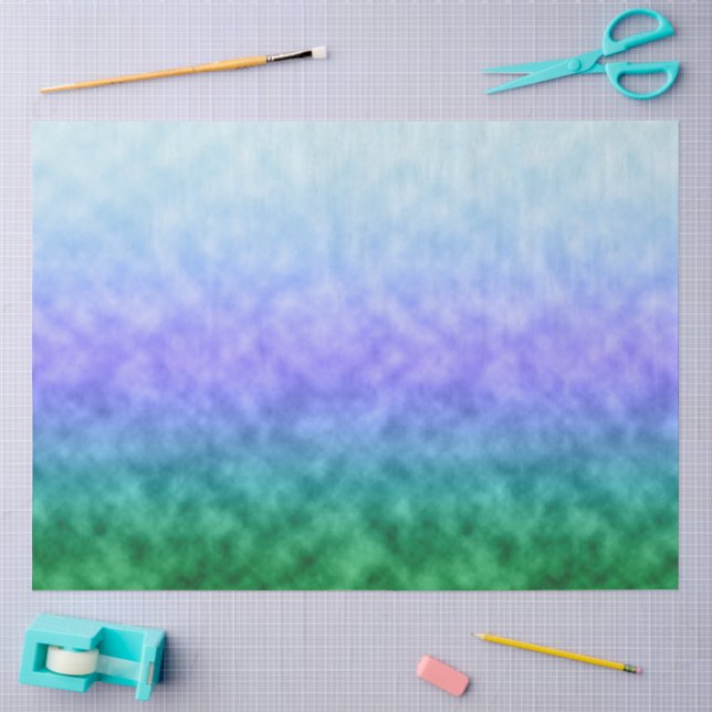 Papier Mousseline Printemps sous le ciel (Artisanat)
