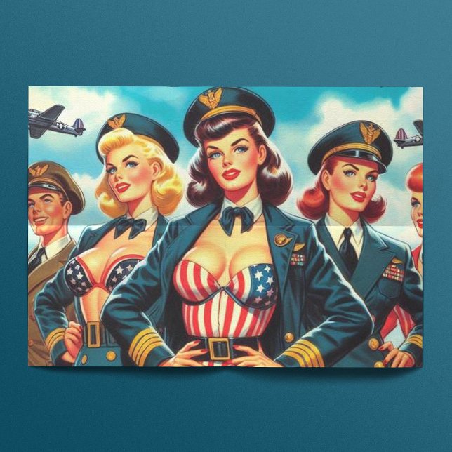 Papier Mousseline Prise vintage du pilote (Créateur téléchargé)