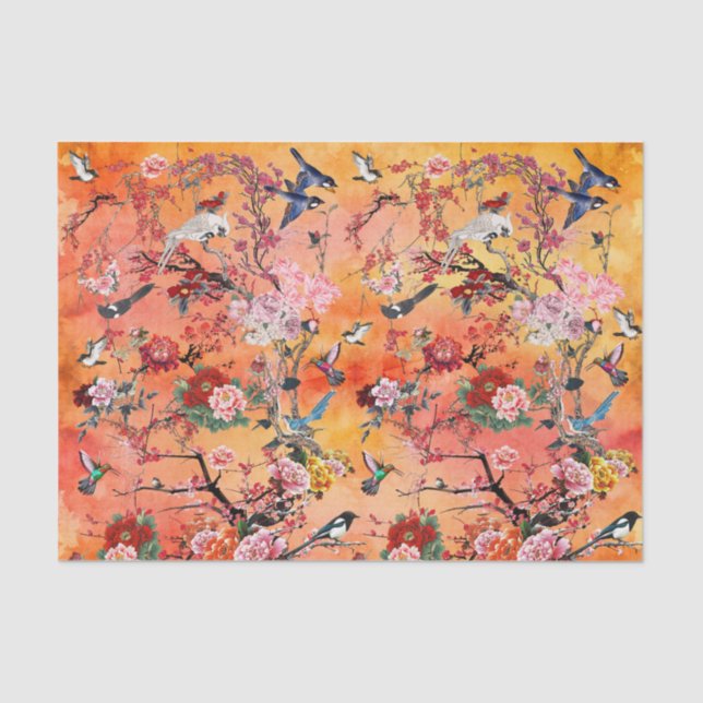 Papier Mousseline Private Chinese Garden (II) (Recto)