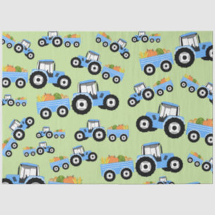 Papier Mousseline Production de Camion Blue Tracteur