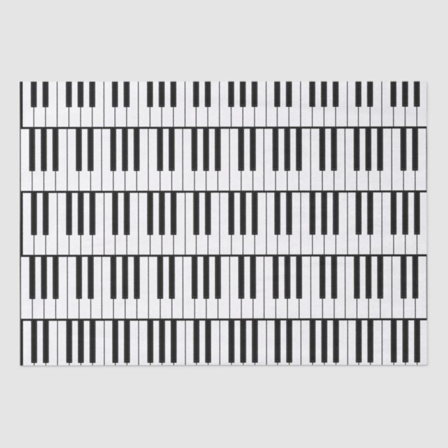 Papier Mousseline Professeur de musique de piano (Recto)