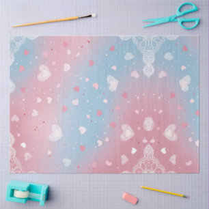 Papier Mousseline Promesse Pastel