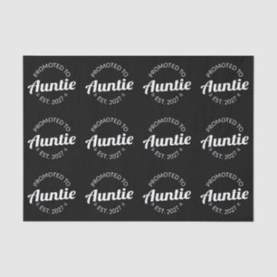 Papier Mousseline Promue Tatie Est 2027 Nouvelle Tante I