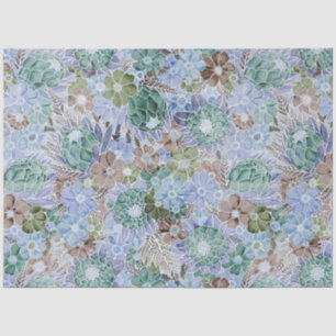 Papier Mousseline Protea Bleu super Et Motif Maisy Wrappin