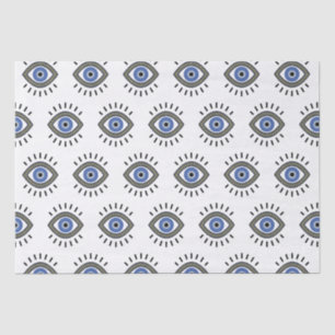 Papier Mousseline Protection des yeux mal, oeil bleu grec