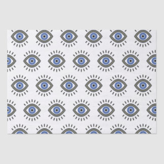 Papier Mousseline Protection des yeux mal, oeil bleu grec